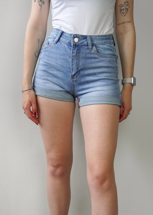 High waisted denim short | Styles And More