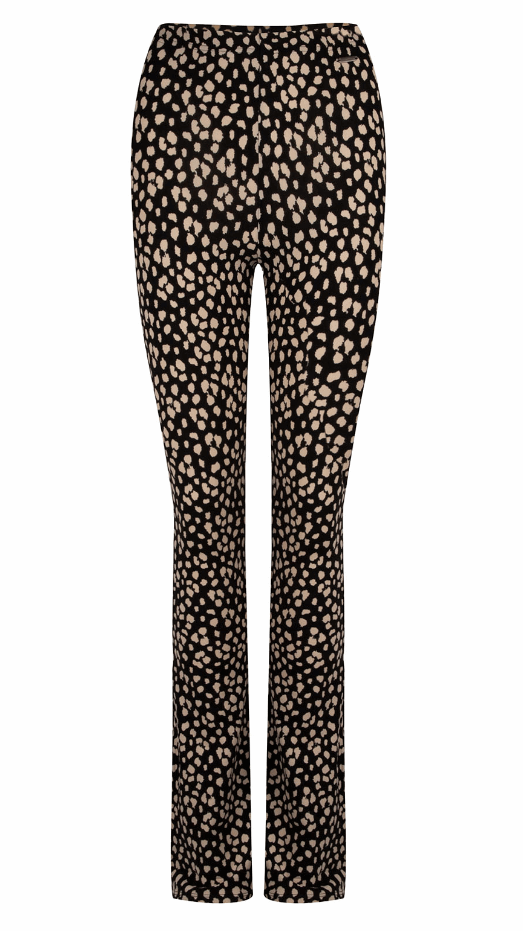 Flared legging cheetah print Ambika